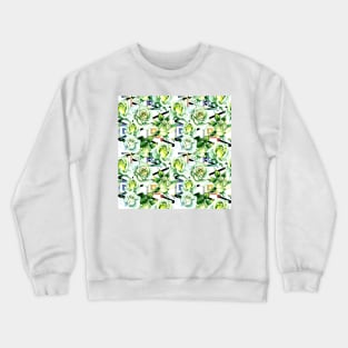 Floral Plants Crewneck Sweatshirt